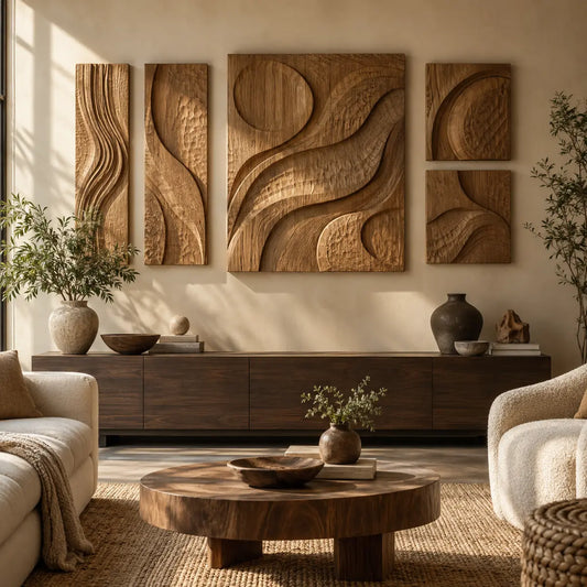 Carved Wood Wall Panels: One, Two, or a Full Set?