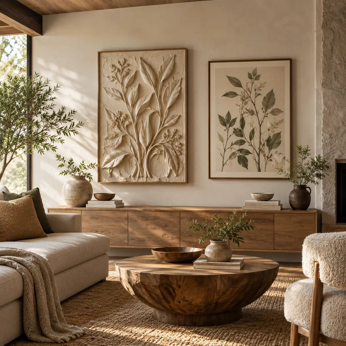 Botanical Wall Art: Relief vs. Prints for Modern Rooms